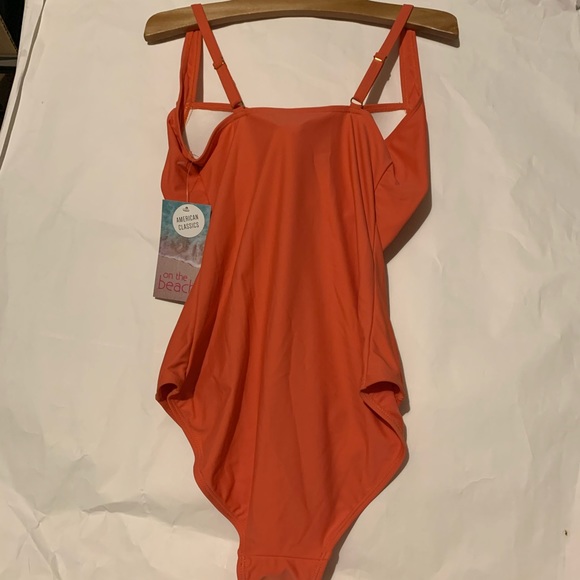 NWT On the Beach Rose of Sharon One Piece Swim 12 - Picture 2 of 3